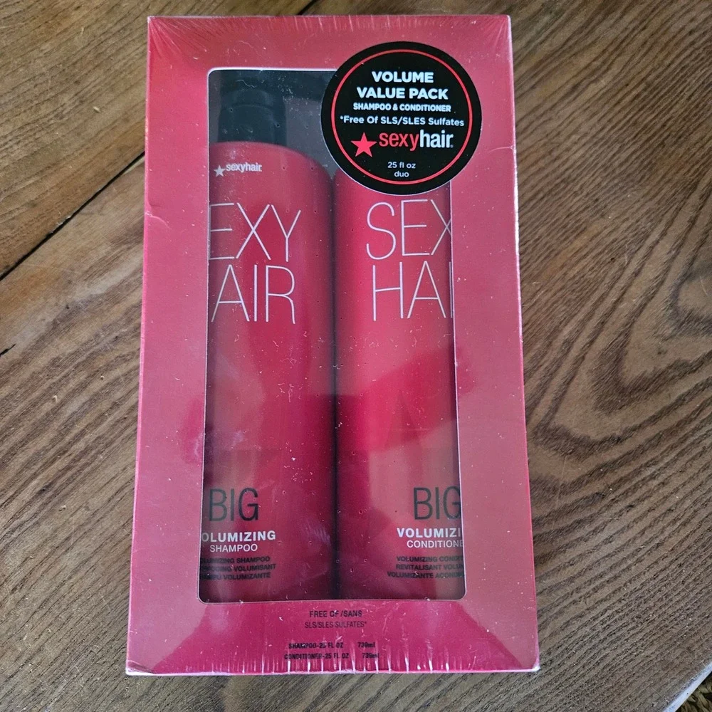 Sexy Hair‎ Big Volumizing Shampoo and Conditioner Duo 25 fl oz Value Pack New